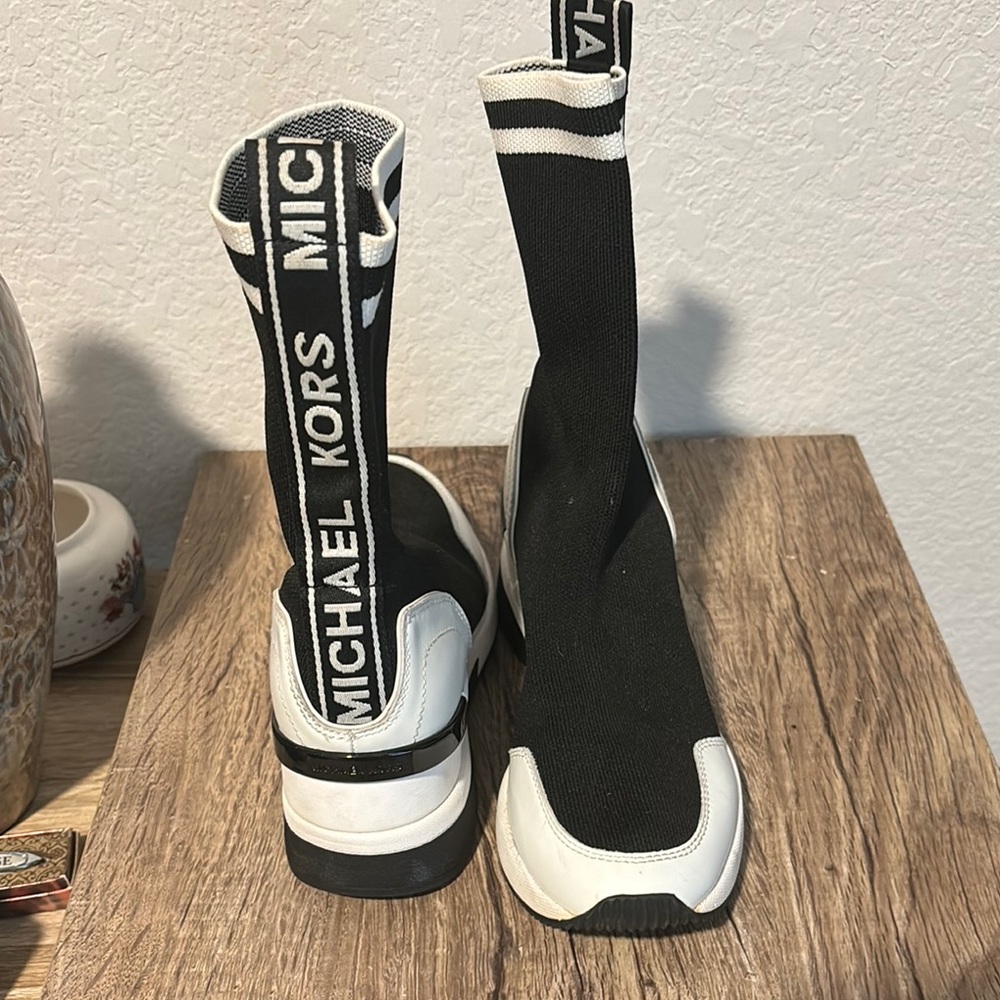 Michael Kors Black and White Women's Shoes